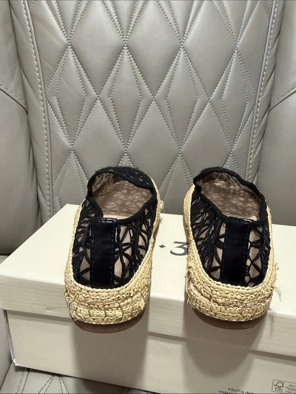 Women's Jaylaa Black Espadrille Slip-On Flats